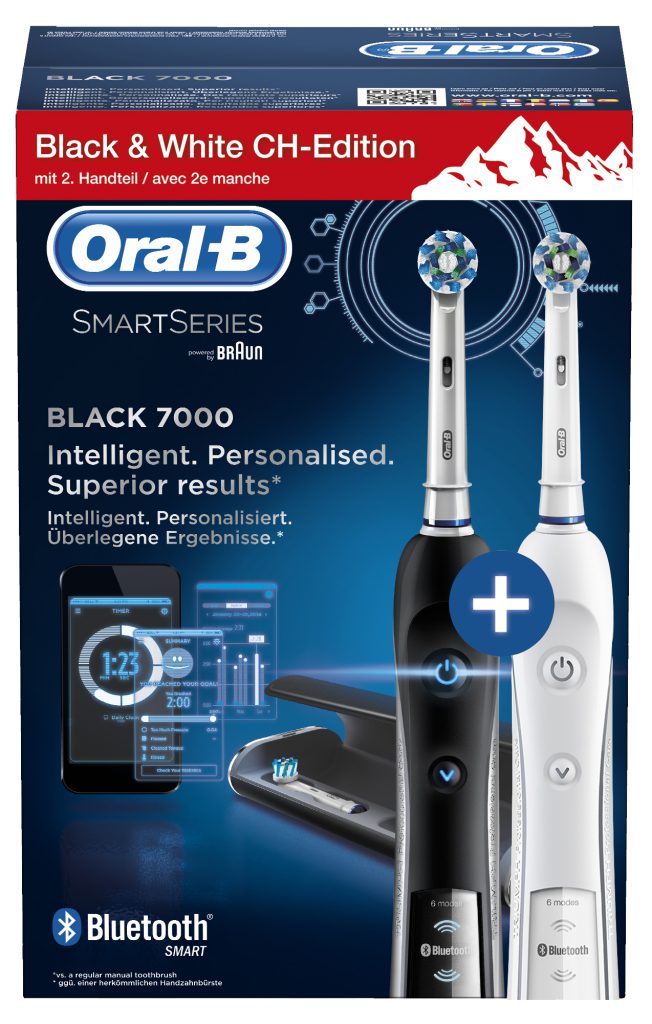 PRO 7000 SmartSeries BlackWhite_CH-Edition_mit 2. Handteil_Verpackung